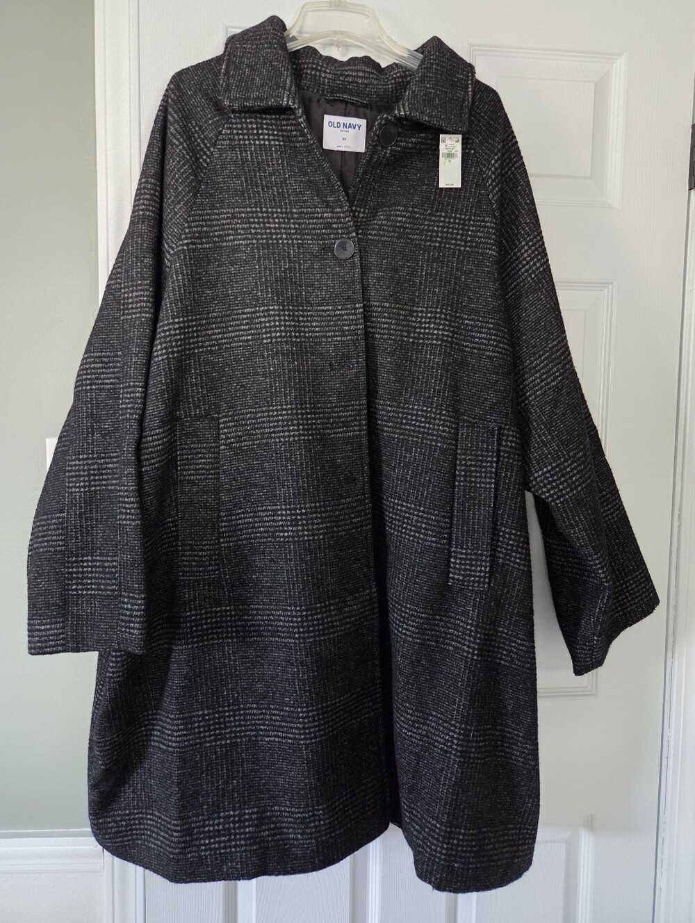Old Navy Relaxed Button-Front Mac Coat